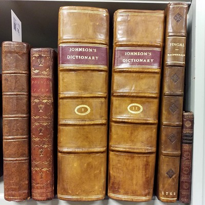 Lot 76 - Johnson (Samuel). A Journey to the Western Islands of Scotland, 1st edition, 1775, & 4 related