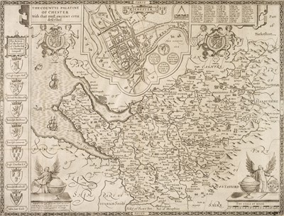 Lot 44 - Leycester (Peter). Historical Antiquities ... Particular Remarks Concerning Cheshire, 1673