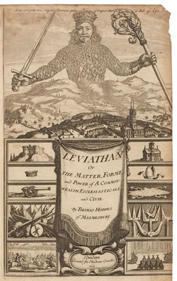 Lot 224 - Hobbes (Thomas). Leviathan, 1st edition, 1651