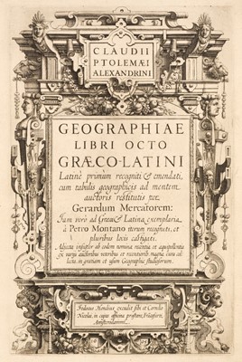 Lot 11 - Mercator (Gerard) - Ptolemaeus (Claudius). Geographiae libri octo, 1605