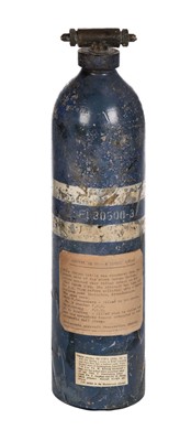 Lot 61 - Luftwaffe. An oxygen bottle from a Heinkel III shot down over Lincolnshire 1941