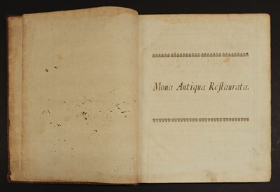 Lot 90 - Rowland (Henry). Mona Antiqua Restaurata, 1st edition, 1723, & 9 others