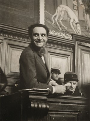 Lot 73 - Murder. Group of 9 photos relating to the trial of the French doctor & serial killer Marcel Petiot