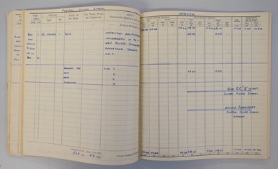 Lot 47 - Gibson (Michael L.). A WWII log book and aviation ephemera
