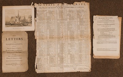 Lot 242 - Pamphlets & Broadsides. A collection of 17th-19th century pamphlets & broadsides etc.