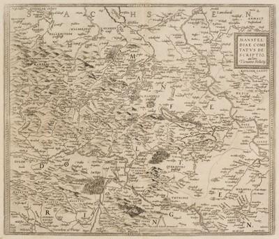 Lot 397 - Germany. A collection of thirteen maps, 16th - 18th century