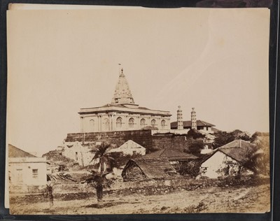 Lot 358 - India. A group of 16 assorted albumen print photographs of India, c. 1860s and later