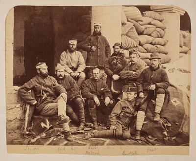 Lot 358 - India. A group of 16 assorted albumen print photographs of India, c. 1860s and later
