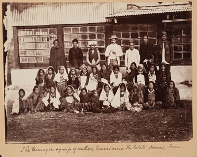 Lot 358 - India. A group of 16 assorted albumen print photographs of India, c. 1860s and later