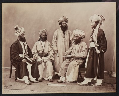 Lot 358 - India. A group of 16 assorted albumen print photographs of India, c. 1860s and later