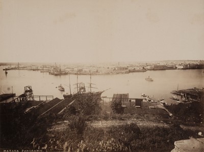 Lot 506 - Cuba. A group of 19 albumen prints, c.1890, mostly of Havana and environs