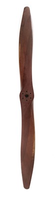 Lot 72 - Propeller. A small inter-war two-blade propeller