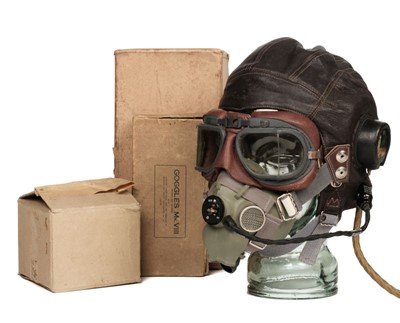 Lot 622 - WWII RAF Flying Head-Gear, circa 1942 and later