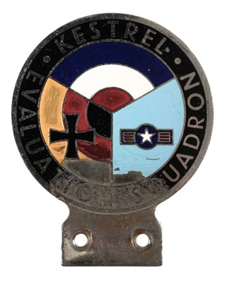 Lot 56 - Kestrel Evaluation Squadron Car Badge, circa 1950s/60s