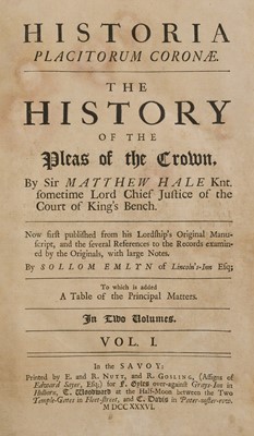 Lot 330 - Scottish Parliament. Statutes concerning Elections of Members of Parliament, 1744, & other law