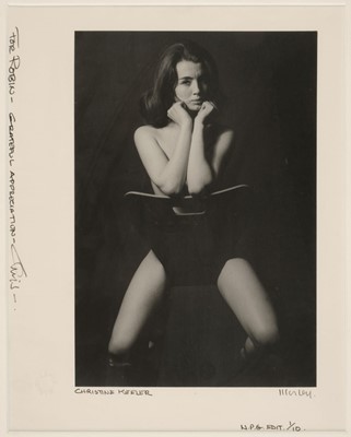 Lot 71 - Morley (Lewis, 1925-2013). Christine Keeler, 1963, gelatin silver print