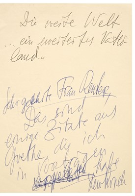 Lot 160 - Kopelev (Lev, 1912-1997). Autograph Letter Signed, ‘Lev Kopelev’, no place, no date