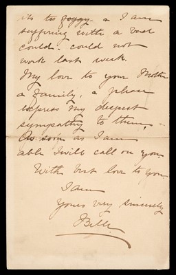 Lot 144 - Elmore (Belle,  1873-1910). Autograph Letter Signed, ‘Belle’, [London?], ‘Wednesday’, no date