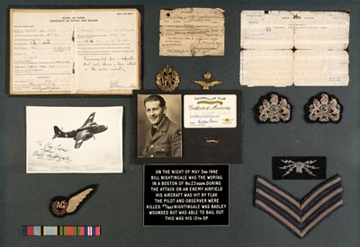 Lot 84 - Royal Air Force.  Air Gunner W.E. Nightingale