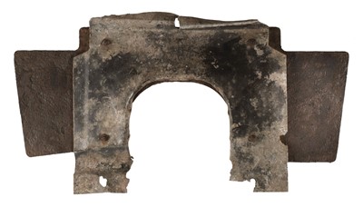 Lot 60 - Luftwaffe. An armoured plate from an Me110 shot down over Hitchin 1940