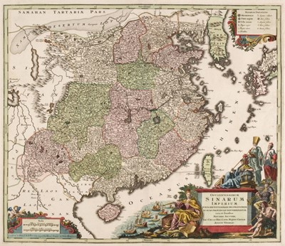Lot 159 - China. Seutter (G. M.), Opulentissimum Sinarum Imperium..., circa 1740