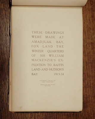 Lot 3 - Canada. Drawings by Enooesweetok of the Sikosilingmint Tribe of Eskimo, 1st edition, 1915