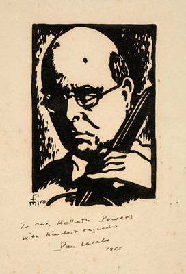 Lot 553 - Casals (Pablo, 1876-1973).