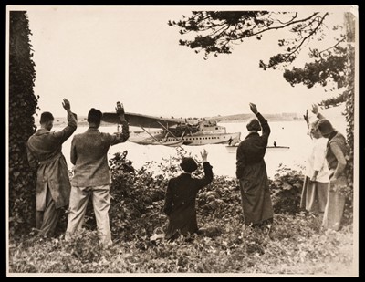 Lot 15 - Aviation Photographs. Approximately 90 French Flying Boat photographs