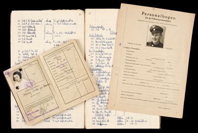Lot 436 - Third Reich. A collection of German ephemera including SS