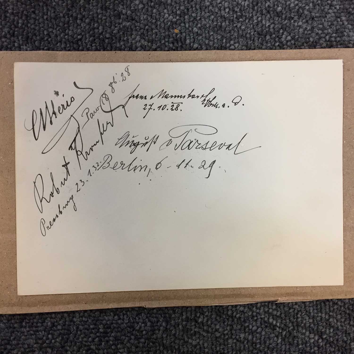 Lot 32 - Bleriot (Louis, 1872-1936). A multi-signed document