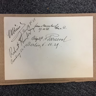 Lot 32 - Bleriot (Louis, 1872-1936). A multi-signed document