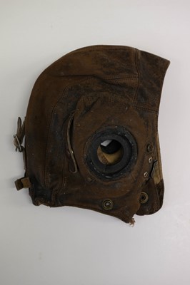 Lot 44 - Flying Helmets. A WWII B Type flying helmet and others