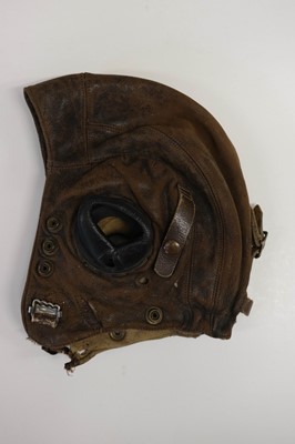 Lot 44 - Flying Helmets. A WWII B Type flying helmet and others