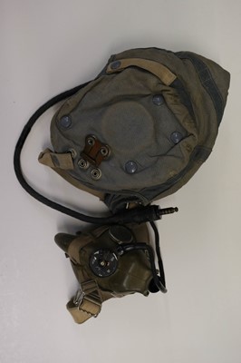 Lot 44 - Flying Helmets. A WWII B Type flying helmet and others