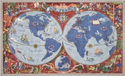 Lot 156 - Boucher (Lucien 1889 - 1971). Air France..., circa 1950
