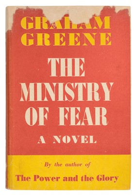 Lot 836 - Greene (Graham). The Ministry of Fear, 1st edition, 1943