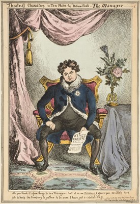 Lot 218 - Heath (William). Theatrical Characters in Ten Plates, T. McLean, 1829
