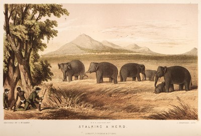 Lot 43 - Baker (Samuel W.). The Rifle and the Hound in Ceylon, 1st edition, 1854, & 9 others on Sri Lanka