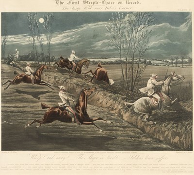 Lot 212 - Harris (John). The First Steeple Chase on Record..., 1839
