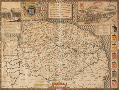 Lot 170 - Norfolk. Speed (John), Norfolk a Countie florishing & populous described..., 1676
