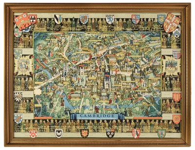 Lot 61 - Cambridge. Lee (Kerry), Cambridge..., Pictorial maps, circa 1946