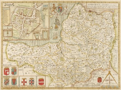Lot 194 - Somerset. Speed (John), Somerset-Shire described..., 1676