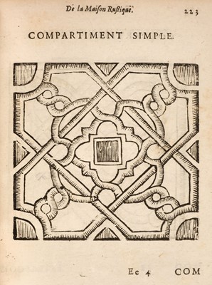 Lot 107 - Liébault (Jean). L'agriculture et maison rustique, 1659