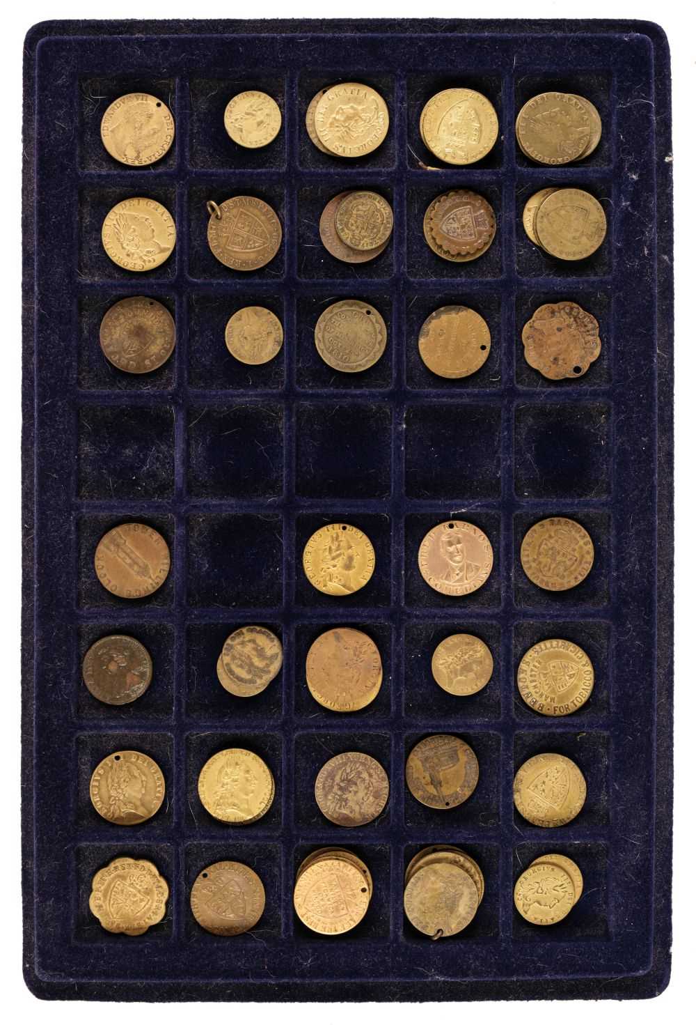 Lot 25 - Tokens. Imitation Spade Guineas. George III and later