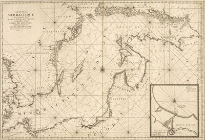 Lot 154 - Baltic Sea. Jaillot (A. H.), Carte de la Mer Baltique..., circa 1705