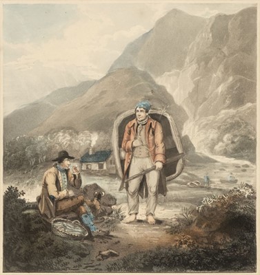 Lot 211 - Harding (J. W.). Four plates from 'Sketches in North Wales, 1810