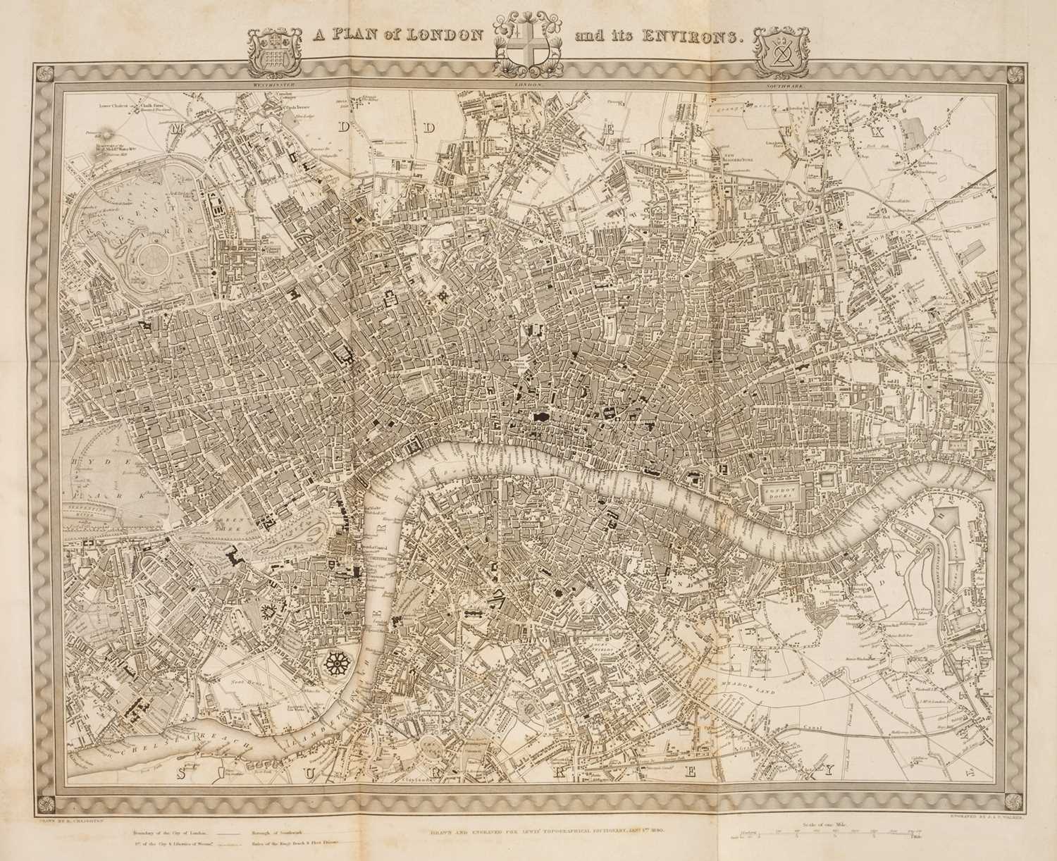 Lot 36 - Lewis (S.). An Atlas comprising Maps of the Several Counties...., of England and Wales, 1842