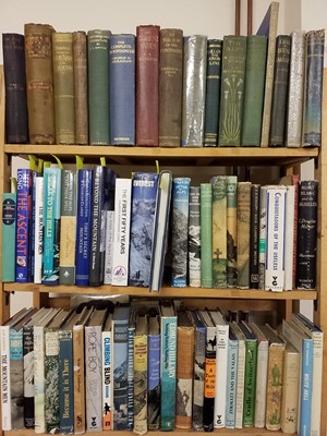 Lot 413 - Mountaineering. A large collection of late 19th century & modern mountaineering reference
