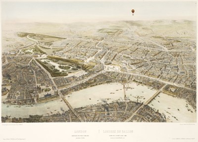Lot 246 - Ballooning. Arnout (Jules), London..., View taken in Balloon, circa 1875