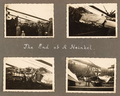 Lot 326 - World War II; Faroe Islands. Two photograph albums compiled by G. B. Kirkland, Lovat Scouts, 1940-1